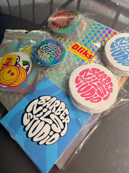 Pack stickers blancs - Format maxi