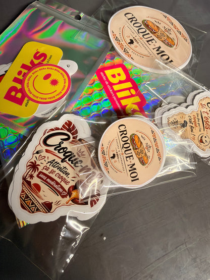 Pack stickers blancs - Format maxi