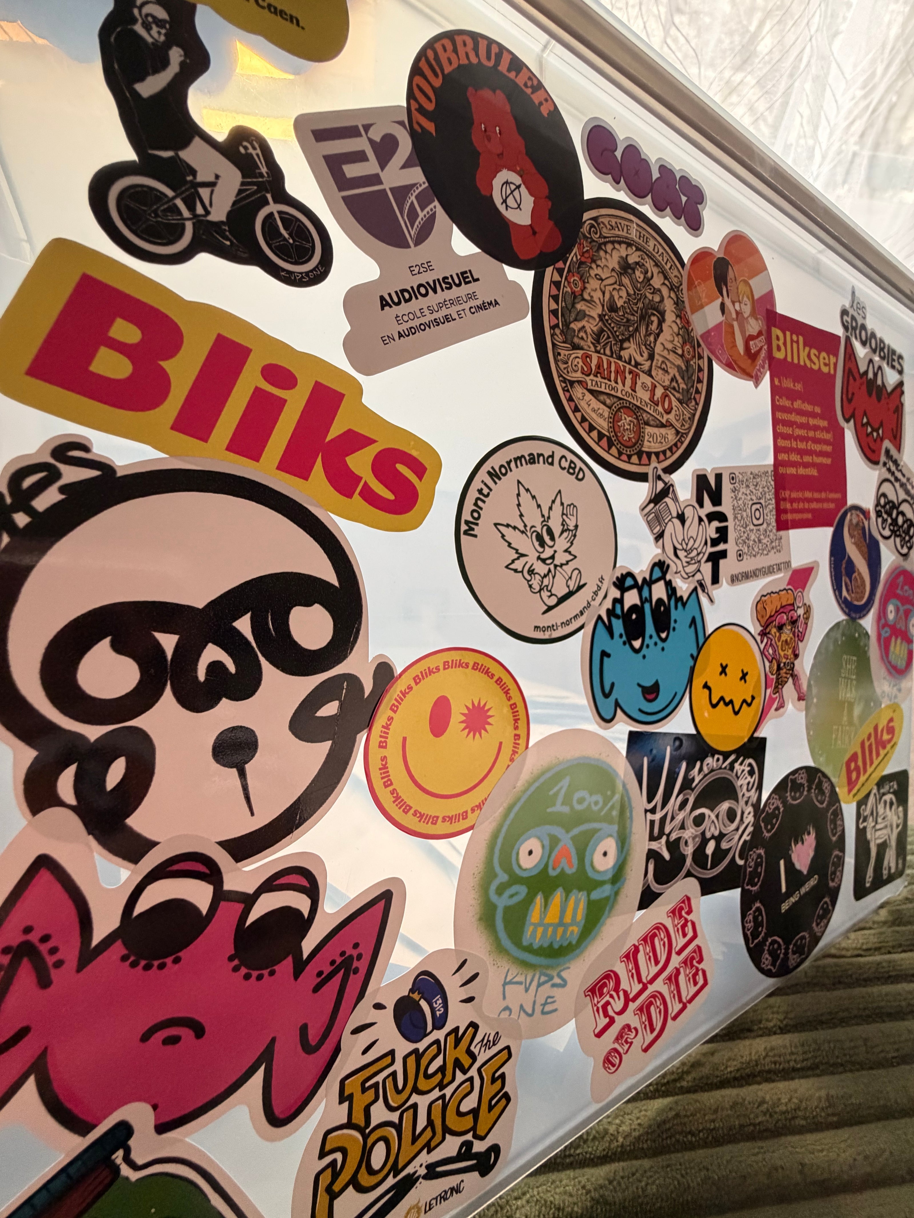 Stickers personnalisés petite série sans minimum de commande, Bliks Caen